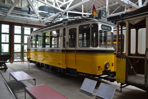 Stuttgart villamos múzeum Straßenbahnwelt 600-as sorozat